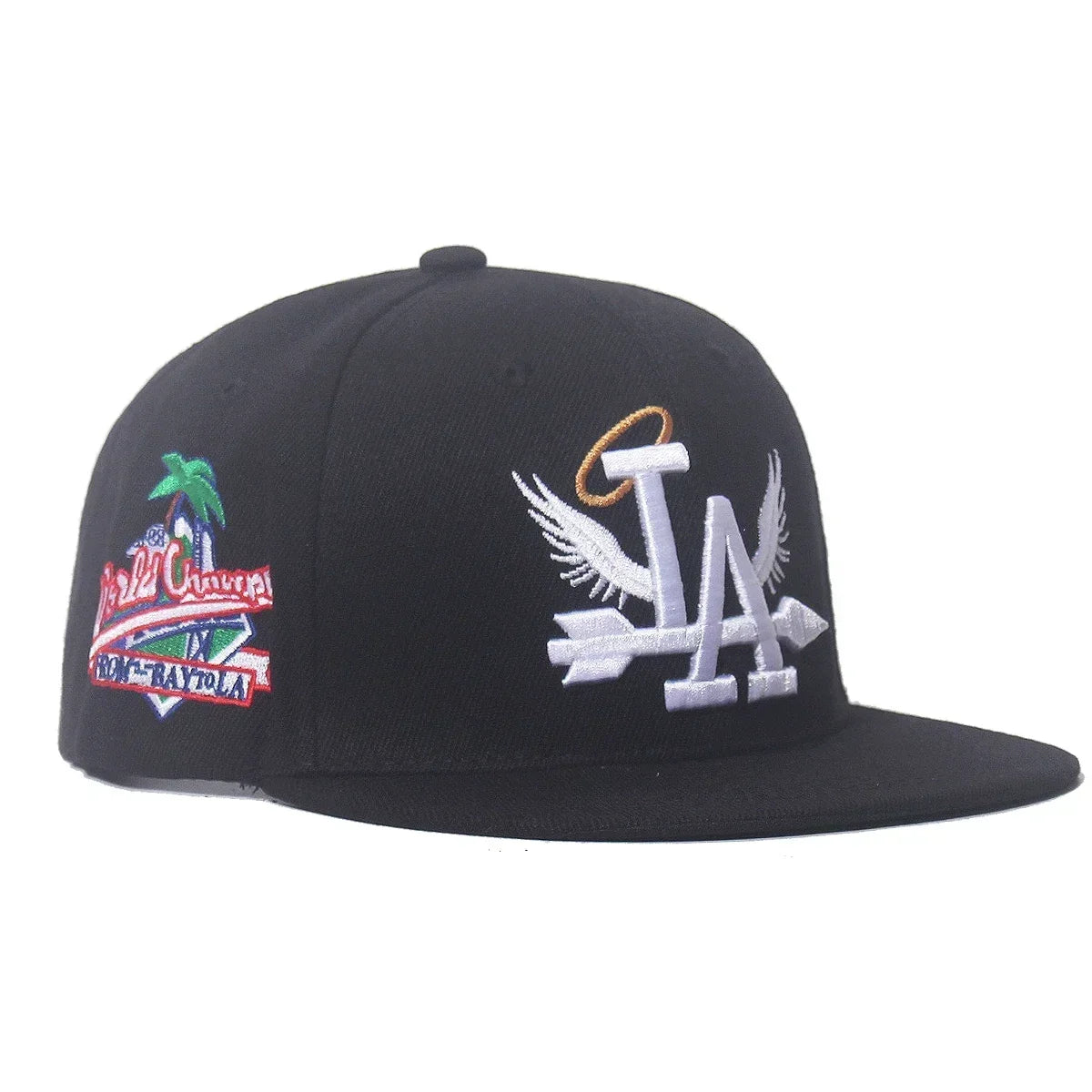 2025 New Letter Wing Side Coconut Tree Embroidery High Quality Street Rap Hip Hop Baseball Hat