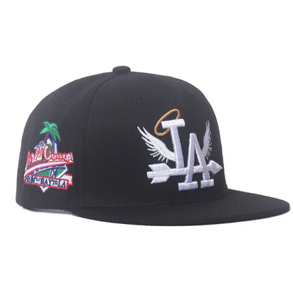 2025 New Letter Wing Side Coconut Tree Embroidery High Quality Street Rap Hip Hop Baseball Hat