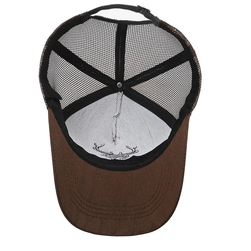 Unisex Animal Antlers Embroidery Baseball Caps