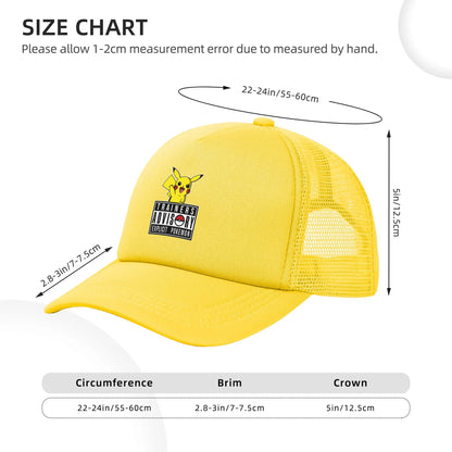 Trainers Pokemoned Anime Mesh Baseball Caps