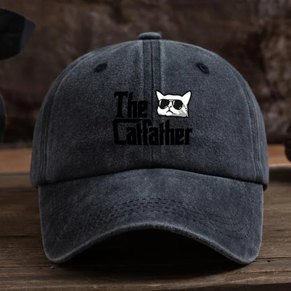 Alphabet Cat Fun Printed Baseball Hat