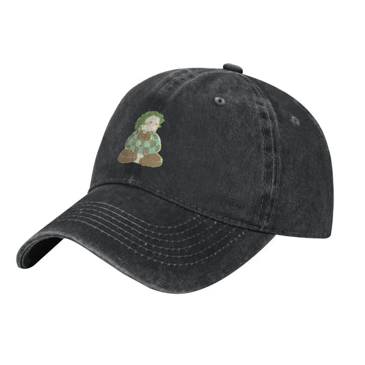 Vintage Demon Slayer Baseball Caps Anime Tanjiro Kamado