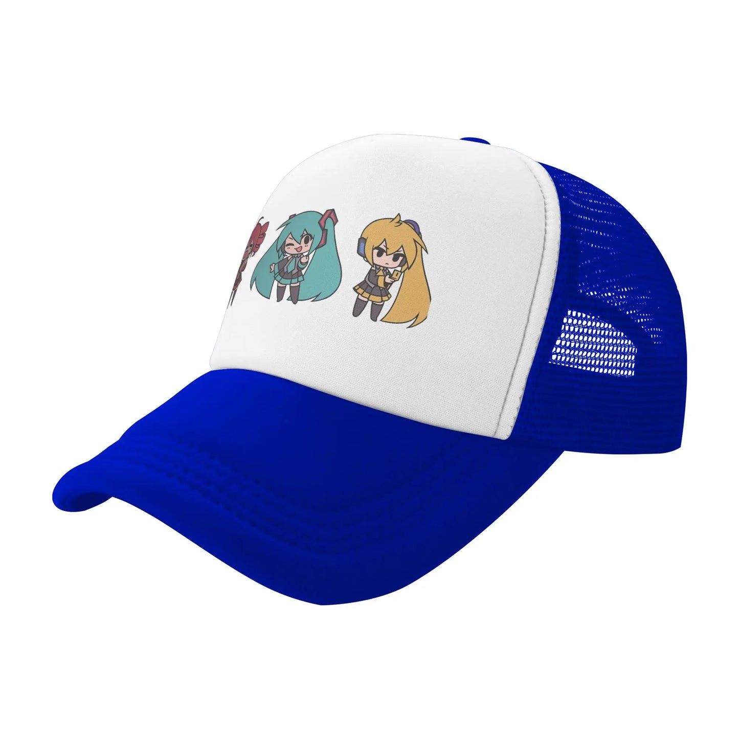 Kasane Teto Vocaloid Triple Baka Chibis Mesh Baseball Caps