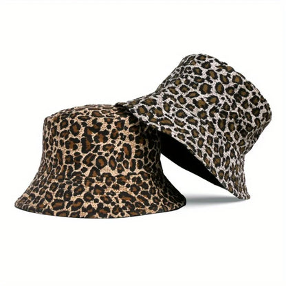 Leopard Print Bucket Hat