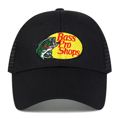 Bass Football Baseball Caps