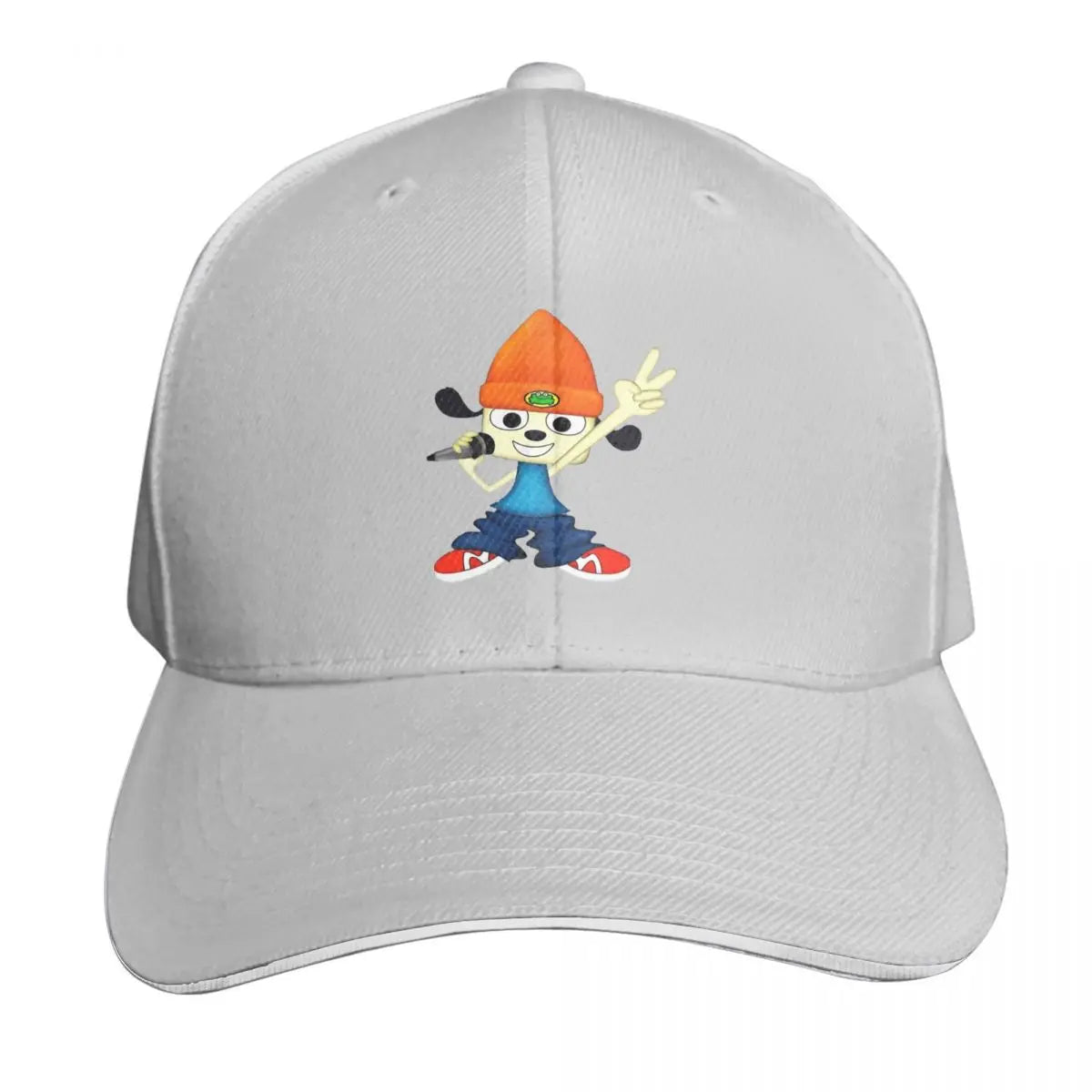 Parappa The Rapper Patchc Cartoon Game Cap Fashion Casual Baseball Caps