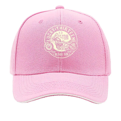 Lucky 13 Custom Moto Retro Rebellion Biker Culture Art Sandwich Baseball Cap