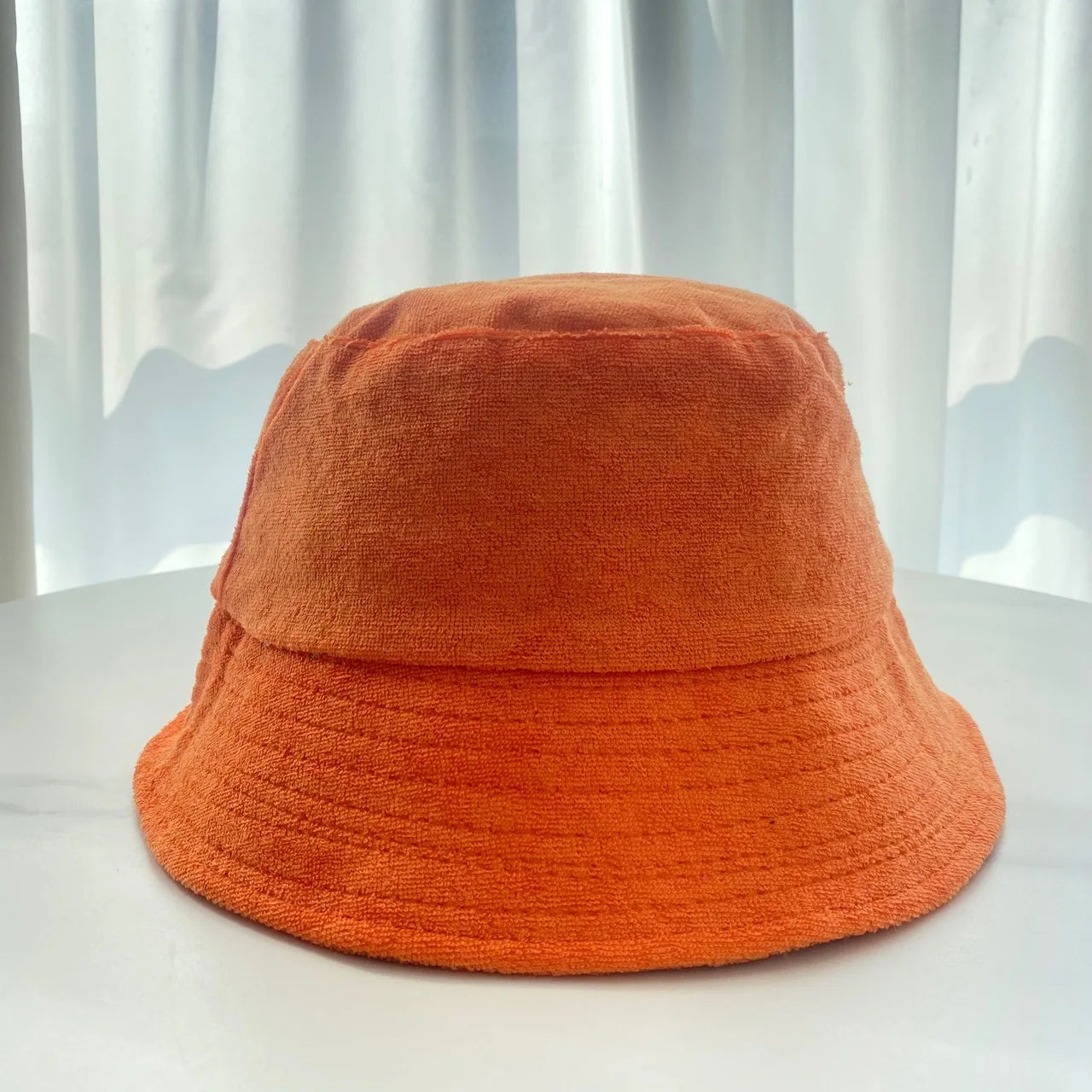 Simple Terry Cloth Towel Bucket Hat