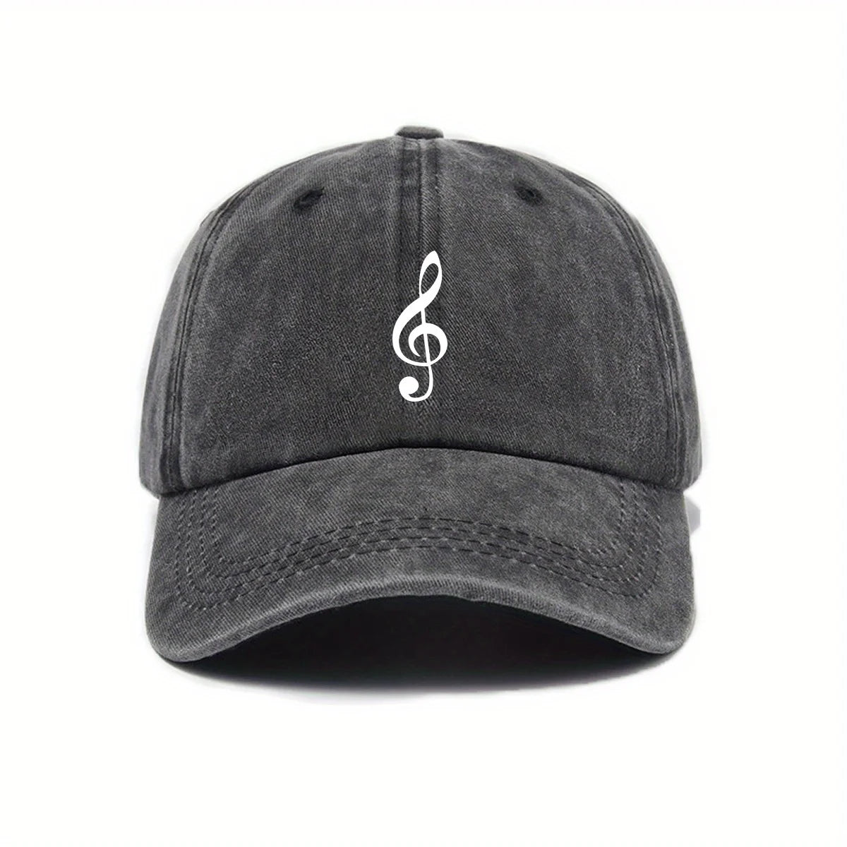 Music Note Printed Baseball Cap