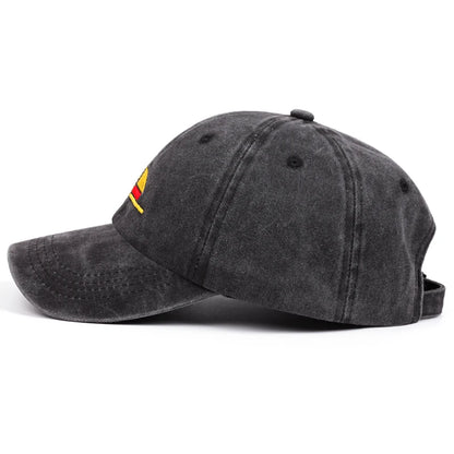 The Pirate King Letter Embroidery Vintage Distressed Baseball Caps