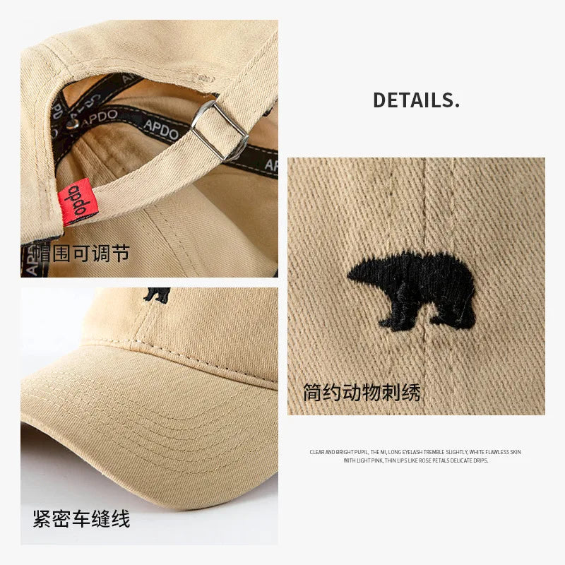 Big Size Soft Top Embroidery Baseball Caps