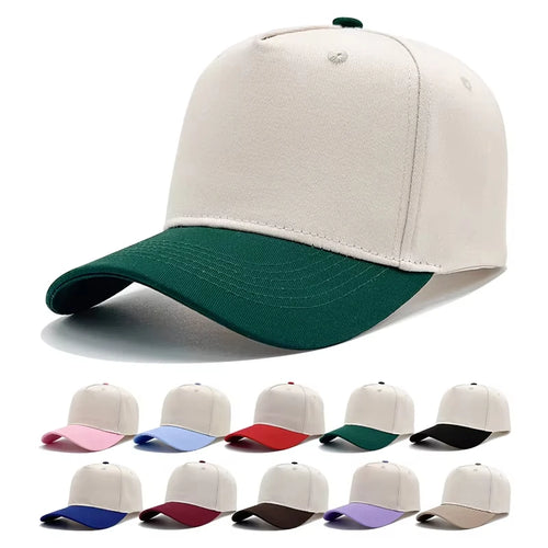 Color  Baseball Caps Wholesale Structured a Frame 100% Cotton Gorras Baseball Sport Hats