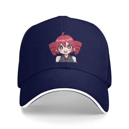 Kasane Teto Vocaloid Anime Japanese Music Character Baseball Cap