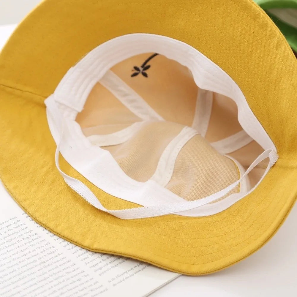 New Breathable Frog Bucket Hats Parent-Child Foldable Sun Shading Caps