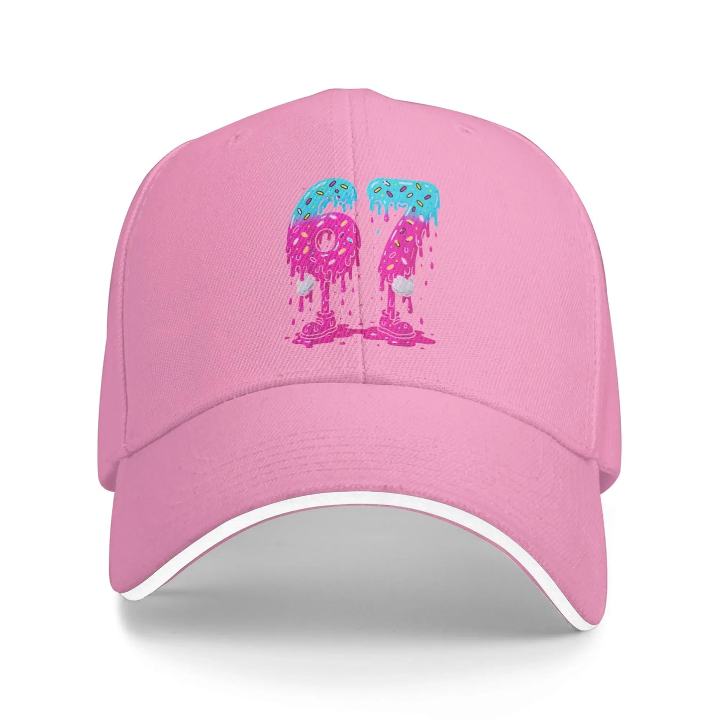 Six Seven Brainrot 67 Meme Baseball Caps