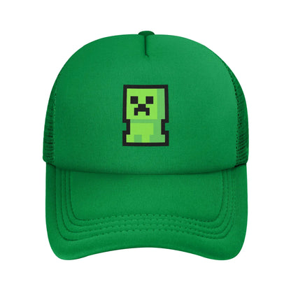 Pixel Creepers Trucker Caps Unisex Dad Hat Sun Hats Dad Hat Baseball Caps