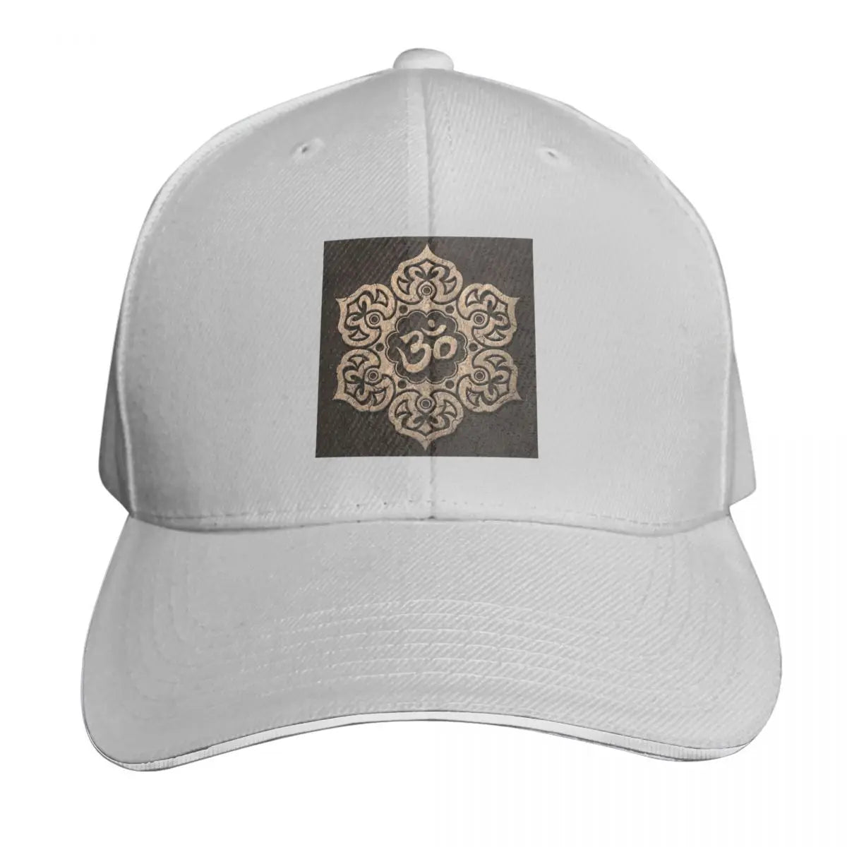 Om Yoga Lotus Flower Buddhist Lotus Meditation Cap Casual Baseball Caps