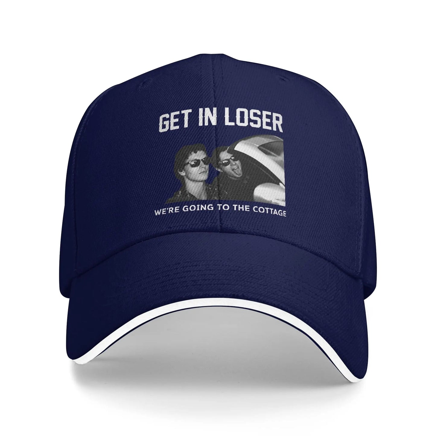 Summer Get In Loser We Are Going To The Cottage Heated Rivalry Hollander Rozanov Hockey Baseball Cap
