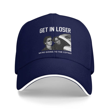 Summer Get In Loser We Are Going To The Cottage Heated Rivalry Hollander Rozanov Hockey Baseball Cap
