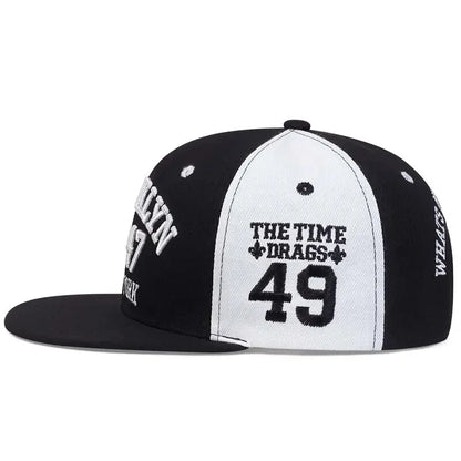 1947 Embroidery Snapback Hat Adult Hip Hop Caps Outdoor Sports Sun Hats