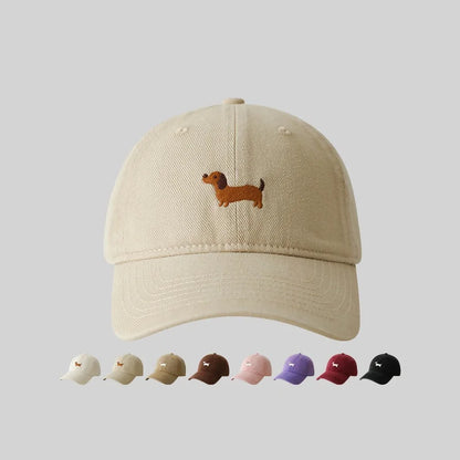 Dachshund Embroidery Baseball Hat For Men Women