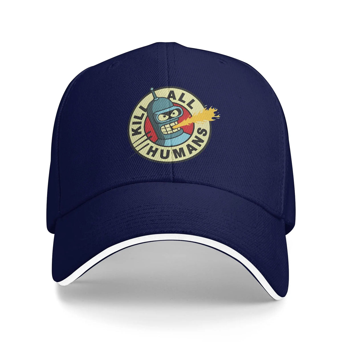 Adult Futuramas Metal Ass Sandwich Cap Hip-Hop Baseball Caps