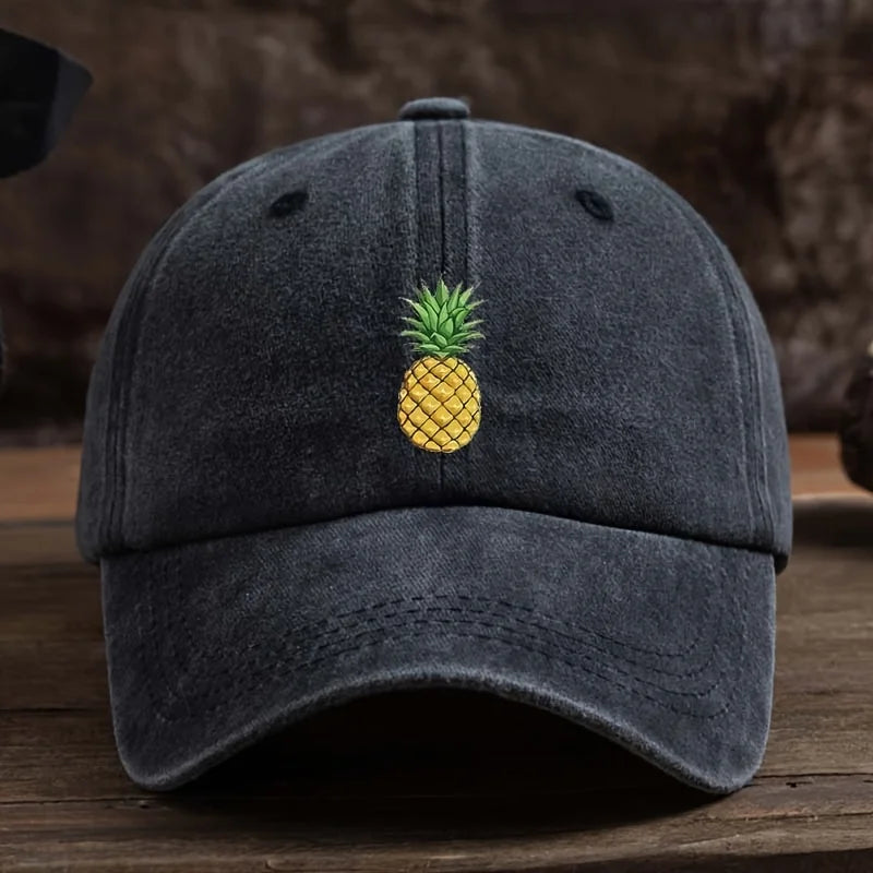 Pineapple Printed Baseball Cap Outdoor Casual Hat