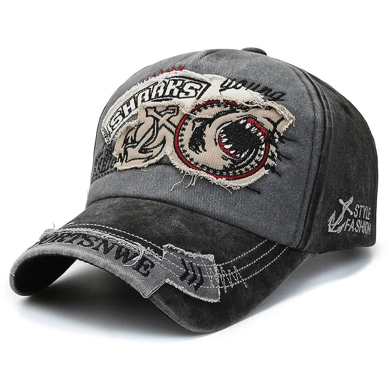 Vintage Shark Baseball Cap