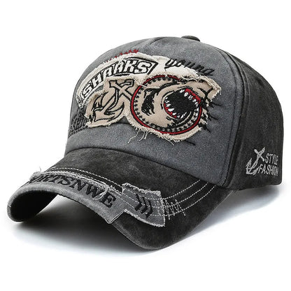 Vintage Shark Baseball Cap