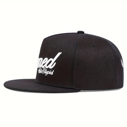 Unisex Stoned Letter Embroidery Hip-Hop Hats Baseball Caps Snapback Caps