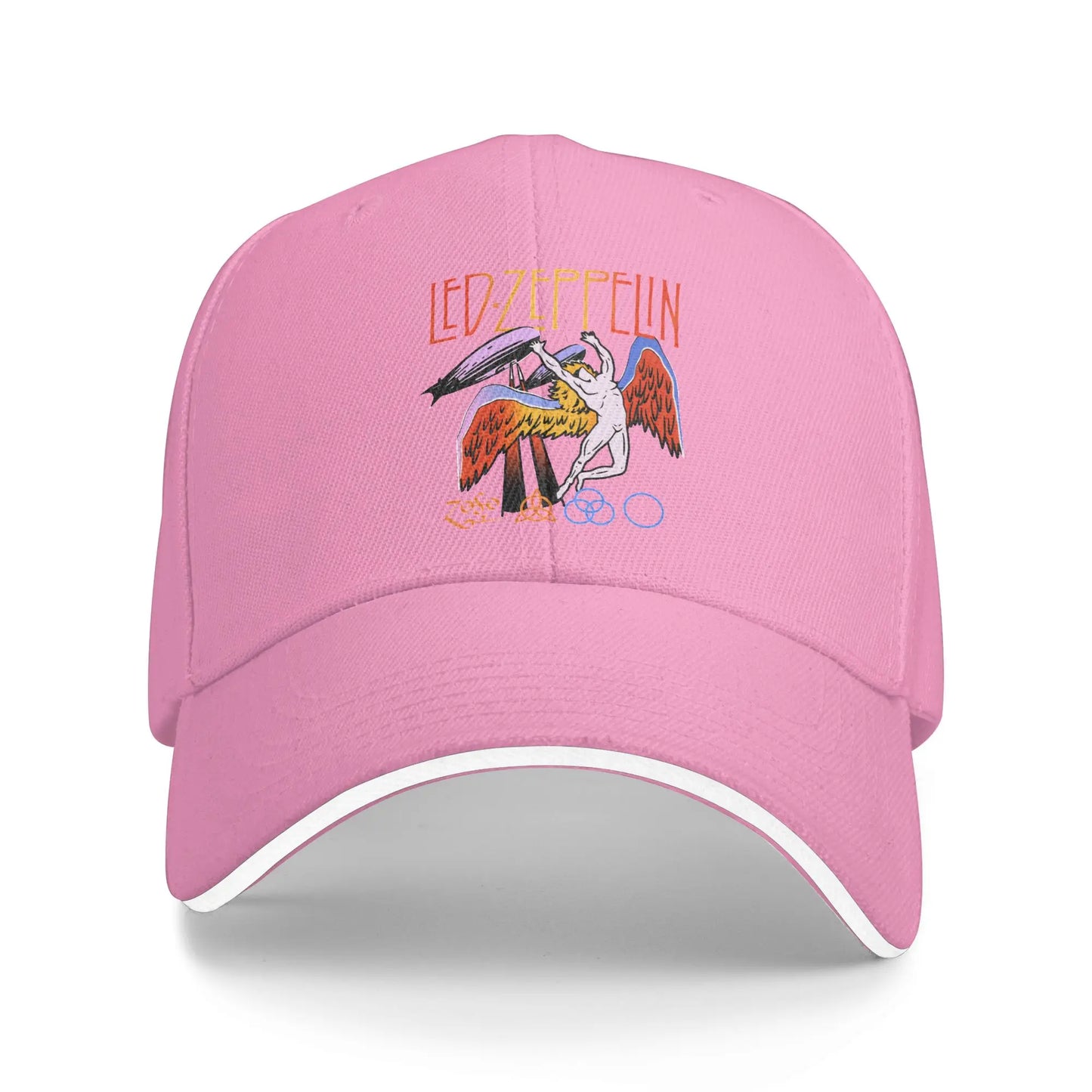 Rock band Led Zeppelin's falling angel Baseball Cap