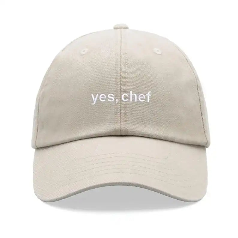 "yes, Chef" Printing Baseball Cap