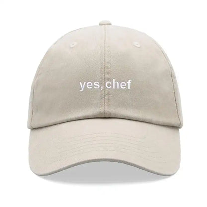 "yes, Chef" Printing Baseball Cap