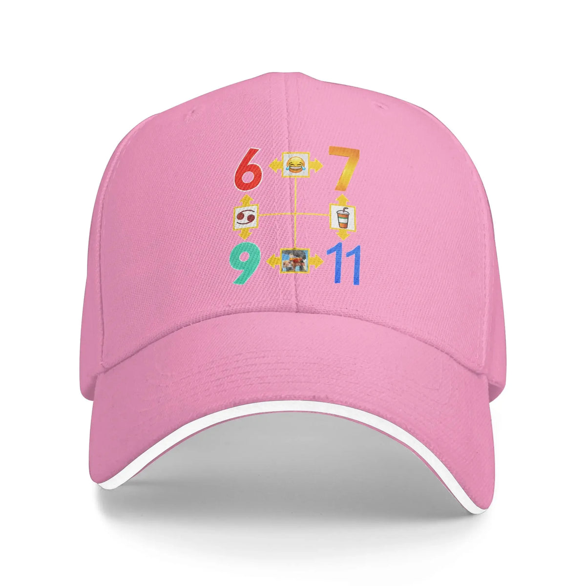 6 7 9 11 Meme Diagram Baseball Cap