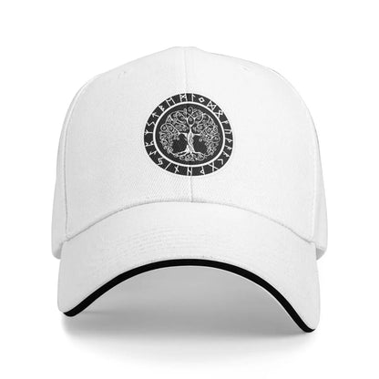 Unisex Baseball Hats Nordic Viking Scandinavn Odin Symbol Baseball Caps