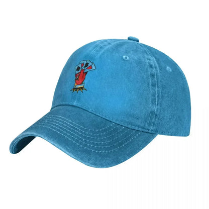 Devil Hand Baseball Cap Poker Cards