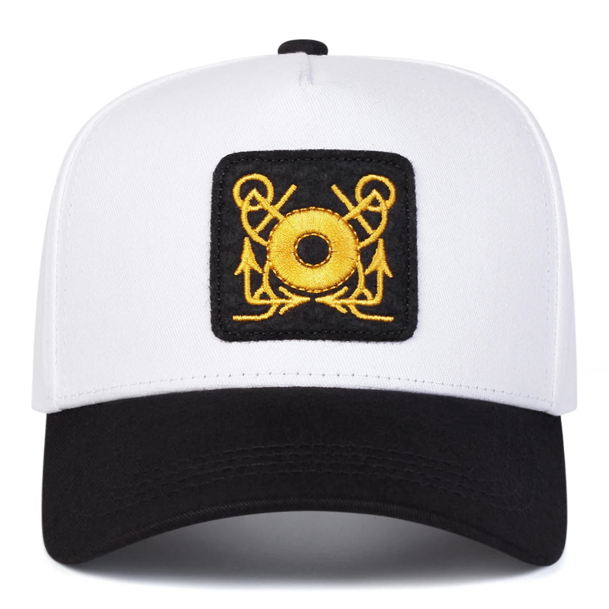 Unisex CAPTAIN Circle Embroidery Baseball Caps Spring Autumn