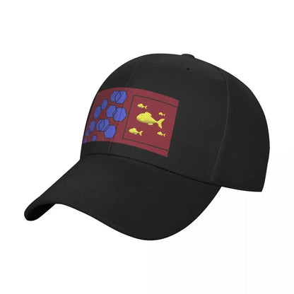 Fish Print Baseball Cap