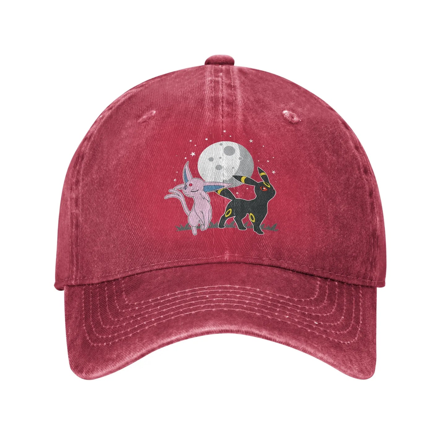Pokemon Celestial Espeon And Umbreon Summer Baseball Hat
