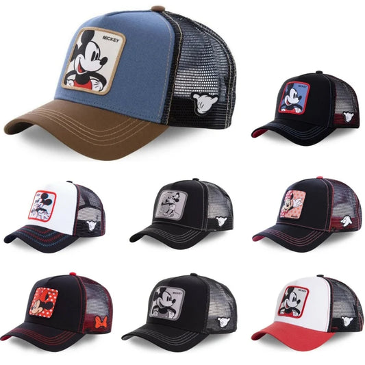 High Quality Disney Styles Anime Cartoon Snapback Cotton Baseball Cap Men Women Hip Hop