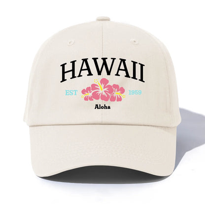HAWAII Print  Baseball Cap for Adults