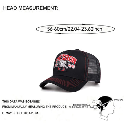 Fashion New Baseball Hat Snowman Embroidery Truck Hat