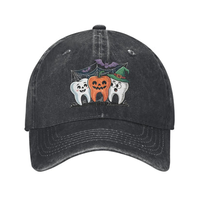 Funny Teeth Unisex Baseball Caps Cartoon Teeth Helloween