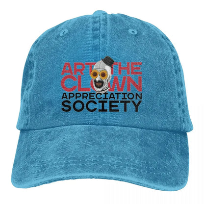 Vintage Terrifier 2 Art The Clown Appreciation Society Baseball Cap