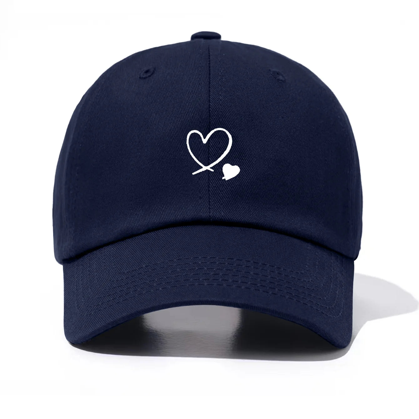 Piece Hearts Print Baseball Cap For Men & Women
