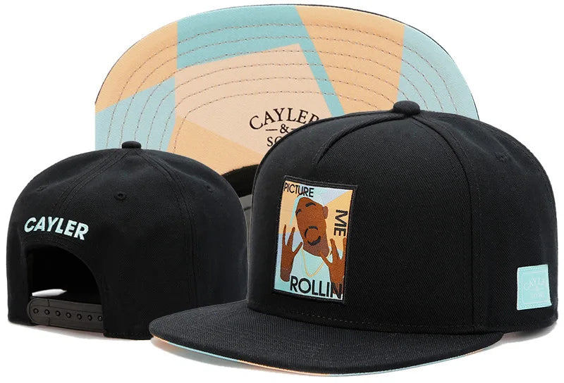 Snapback Hats for Men Hip Hop Style Hats Solid