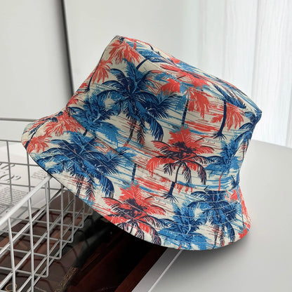 Cartoon Duck Bucket Hat Cool Cute Pattern Fisherman Hats Yellow Duck Printing Panama Cap For Men Women