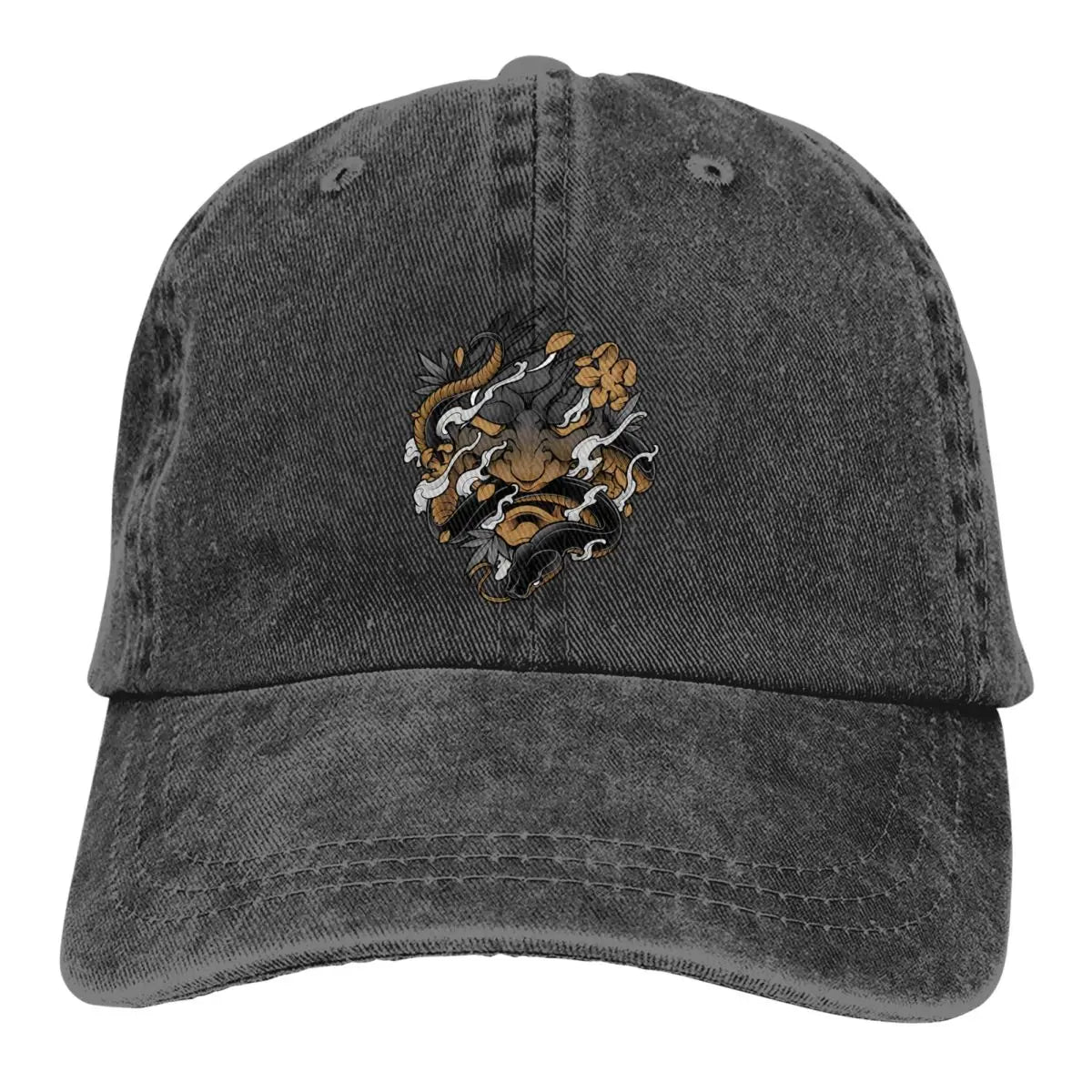 Summer Cap Sun Visor Oni Irezumi Hip Hop Caps Samurai Oni Baseball Cap