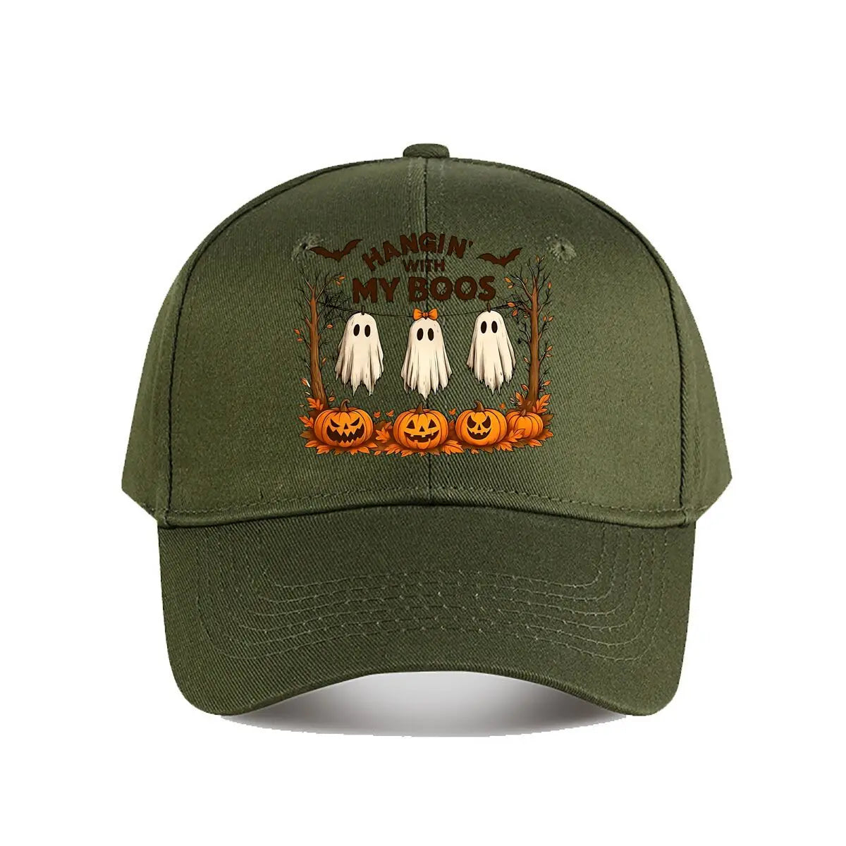 Halloween Hangin’ With My Boos Ghost Baseball Cap