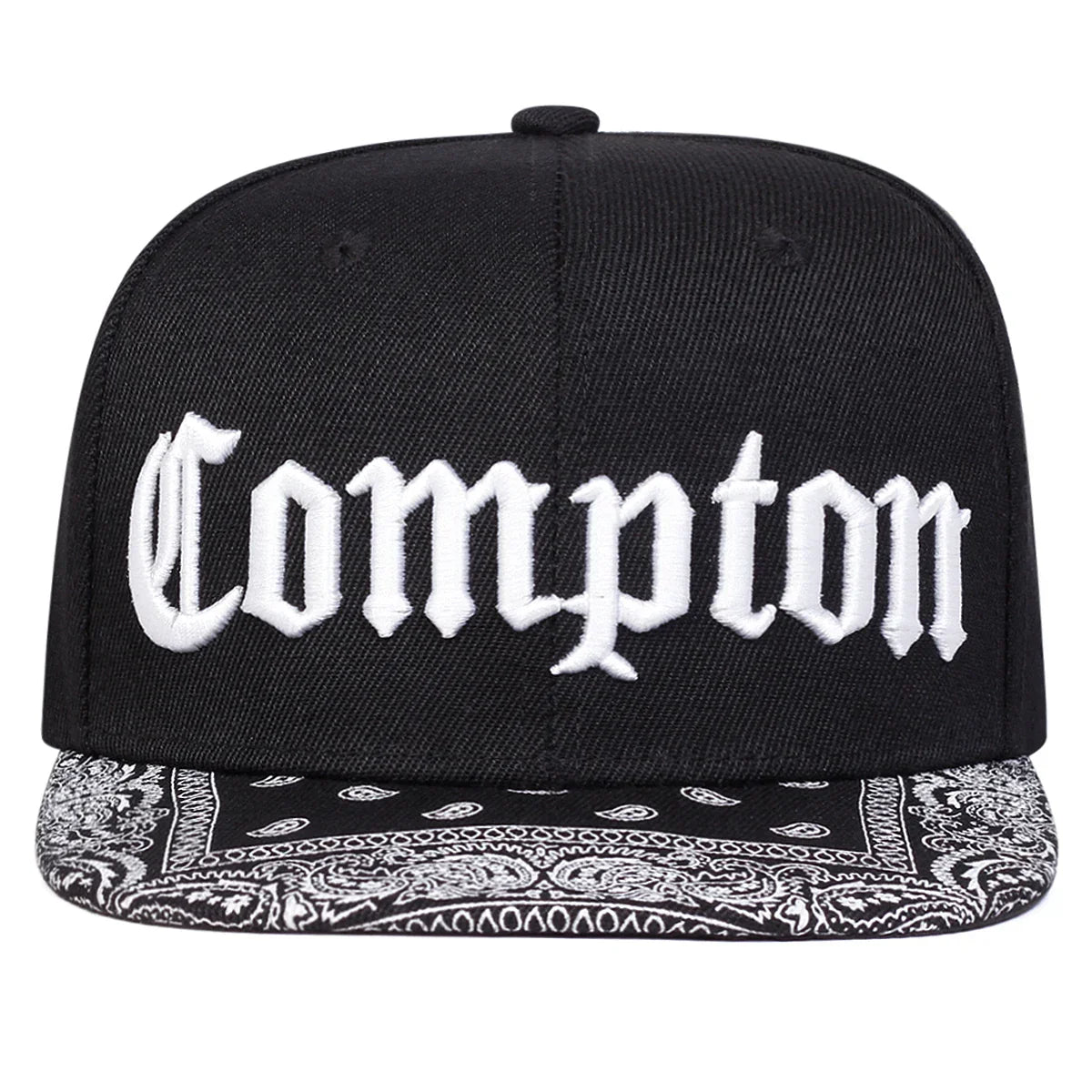 Unisex COMPTON Letter Embroidery Hip-hop Hats